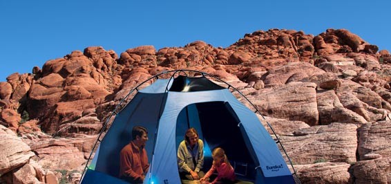 Camping At Red Rock Canyon